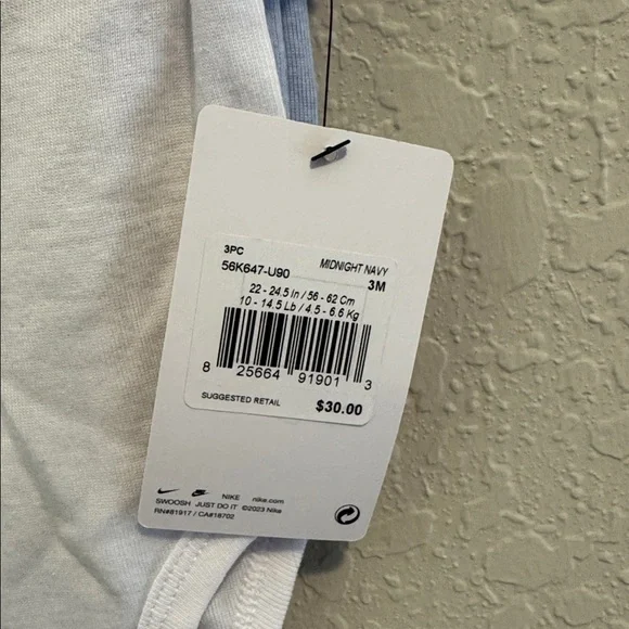 Nike Infant Bodysuit 3 Pack - Picture 4 of 4